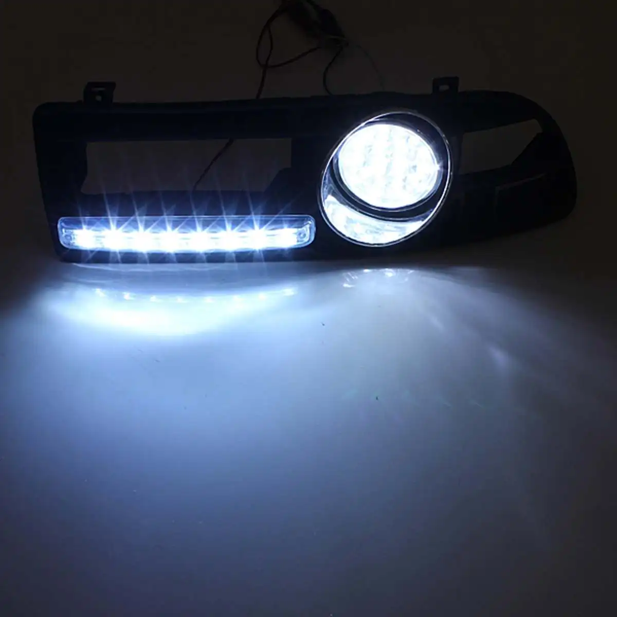 1 компл. 8LED противотуманный светильник DRL бампер Гриль жгут проводов реле для VW Jetta/Bora Mk4 1999 2000 2001 2002 2003 2004