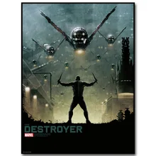 DESTROYER – Guardian of The Galaxy Art Silk Fabric Poster Print 13×18 24x32inch Superheroes Movie Picture for Room Wall Decor 39