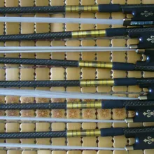 4/4 размер из углеродного волокна скрипки лук, ebony лук лягушка цветок инкрустация, полный размер скрипки лук