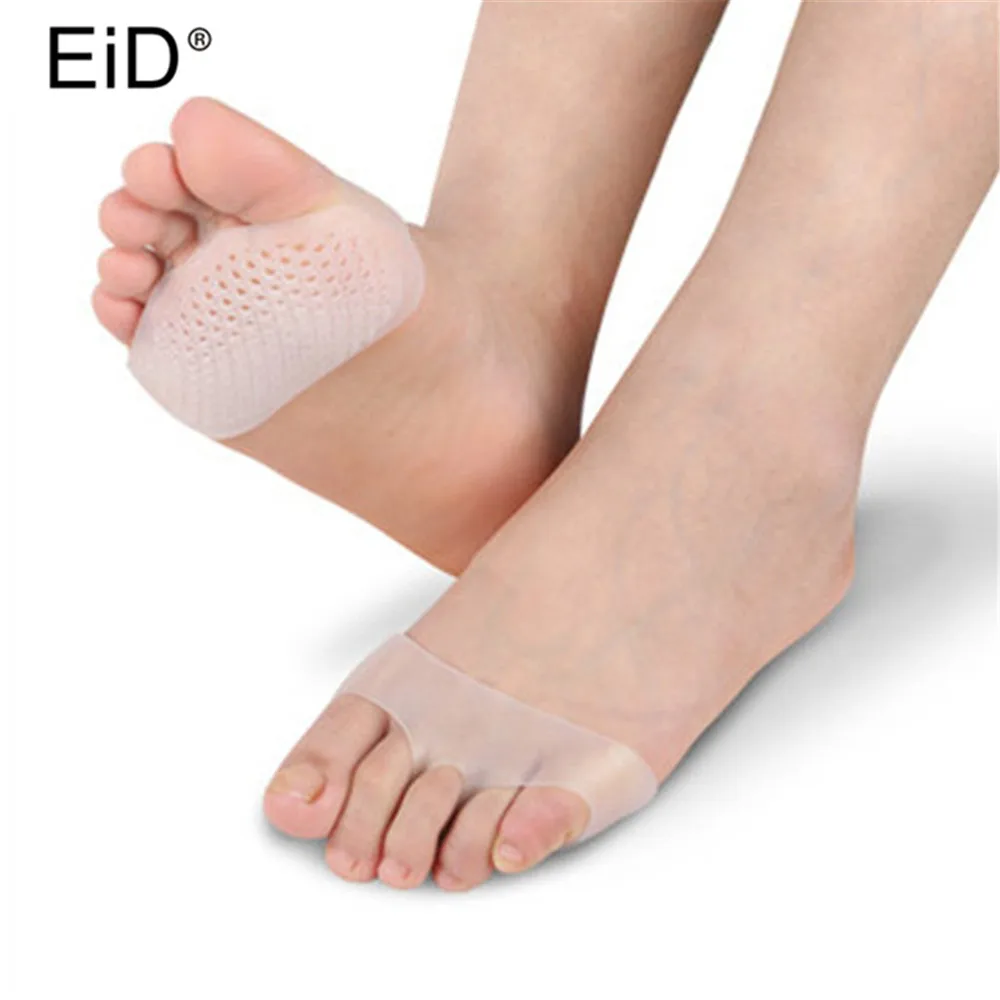 EID Мягкие силиконовые гелевые подушечки для пальцев ног на высоком каблуке амортизирующие подушечки для ног в передней части стопы стельки для боли в ногах аксессуары для обуви