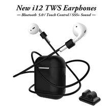 

i12 i10 TWS Bluetooth Wireless Earphone Smart Touch Control Earbuds For iPhone Samsung Sony Head phones i7s tws i10 Earphones