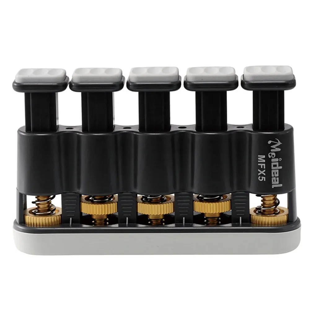 

Guitar Piano Finger Exerciser Hand Strengthener Grip Strength Training Adjustable Span for Athletes Musicians Physical Therapy