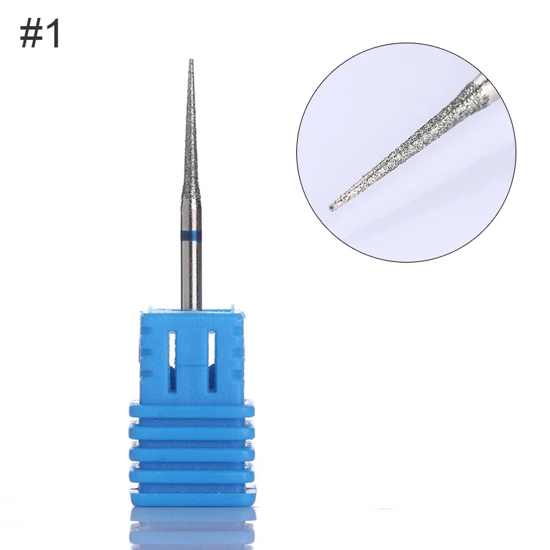 Профессиональные сверла для ногтей для электрического станка разных размеров Шлифовальная Пилка Для ногтей Педикюр Маникюрный Инструмент для ногтей - Цвет: 21