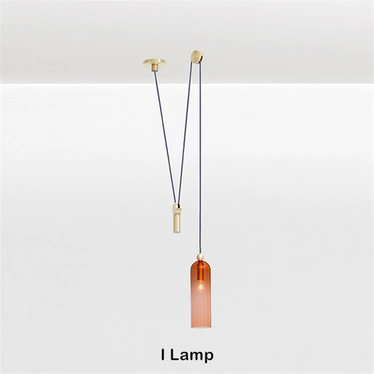 Подвесной светильник в скандинавском стиле с дизайном в виде шкива, креативный художественный светильник для столовой, гостиной, светодиодный подвесной светильник в помещении
