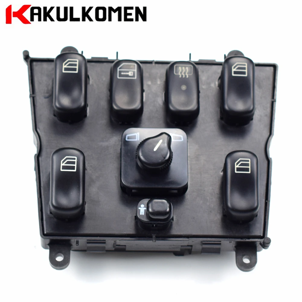 

Power Master Window Regulator Control Switch Button Panel 1638206610 A 163 820 66 10 For Mercedes-Benz W163 ML320 ML430 ML500