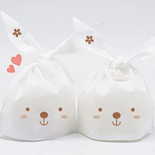 Новинка года Творческий немного рисунок с кроликами подарочной упаковки печенья мешок* выпечка инструмент