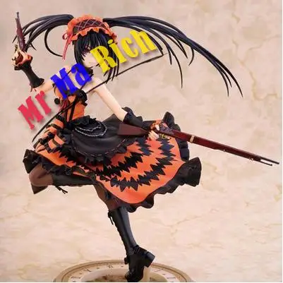

Sexy Japan Anime Date A Live Action Figure Nightmare Tokisaki Kurumi With Pistol 23cm Model Collection Kids Gift Figurine Doll