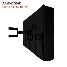 ALWAYSME уличный ТВ защитная крышка Всепогодная универсальная защита для 40 ''-48'' lcd светодиодный плазменный телевизор наборы нижнее уплотнение