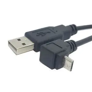 

Zihan Up Angled 90 Degree Micro USB to USB Data Charge Cable for I9500 i9300 N7100