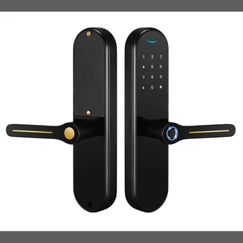 

YOHEEN Zinc Alloy Security Electronic Digit Fingerprint Door Lock Keyless Entry Password Lock Door Touch Keypad with RFID Card