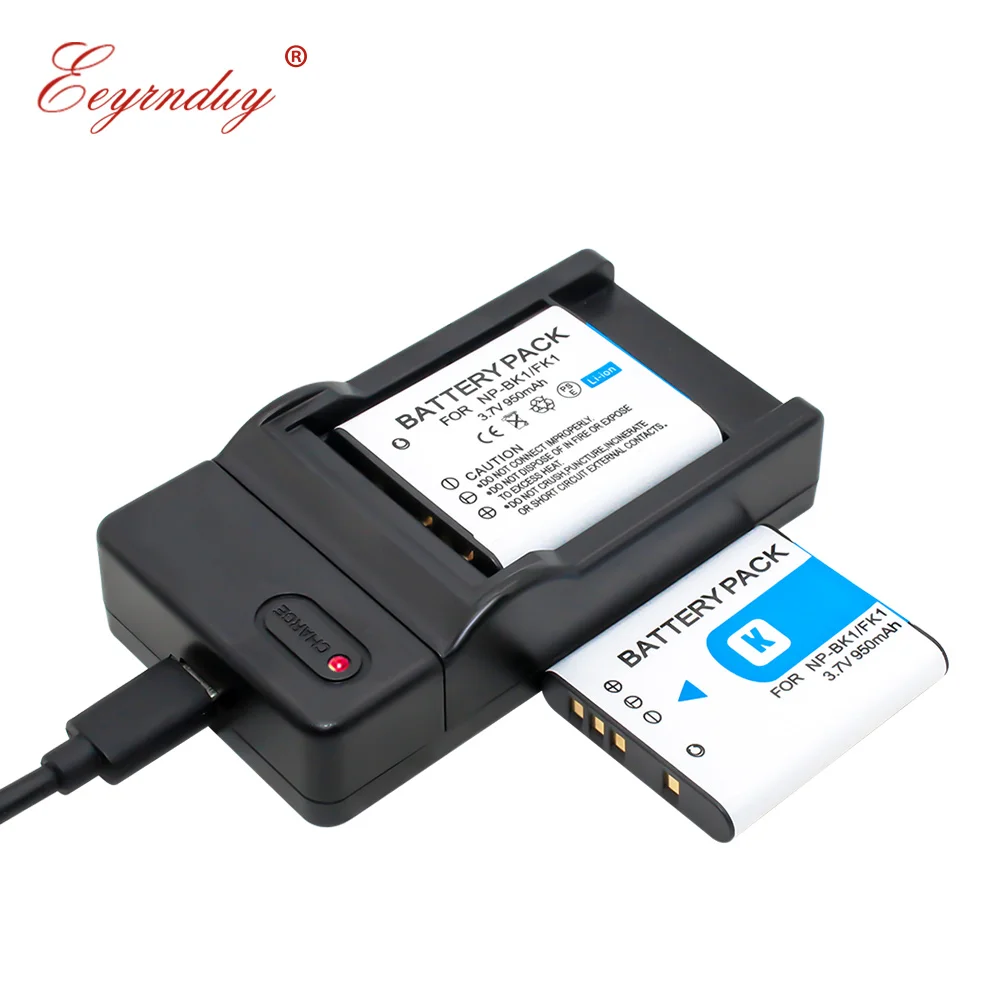 Аккумулятор для фотоаппарата 2 шт. USB зарядное устройство Sony NP BK1 S780 S950 S980 W180 W190