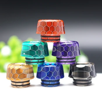 

20pcs Newest itme vapesoon colorful 810 Cobra Drip Tip for TFV8 big baby X-priv TFV12 prince Switcher NRG tank resin drip tips
