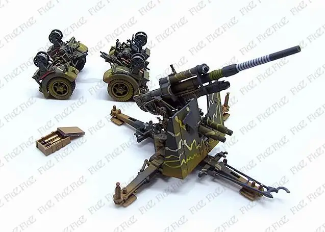 WWII German 88 мм Flak 36 восьмивосьмиметровый пистолет 1/72 Готовая модель PMA