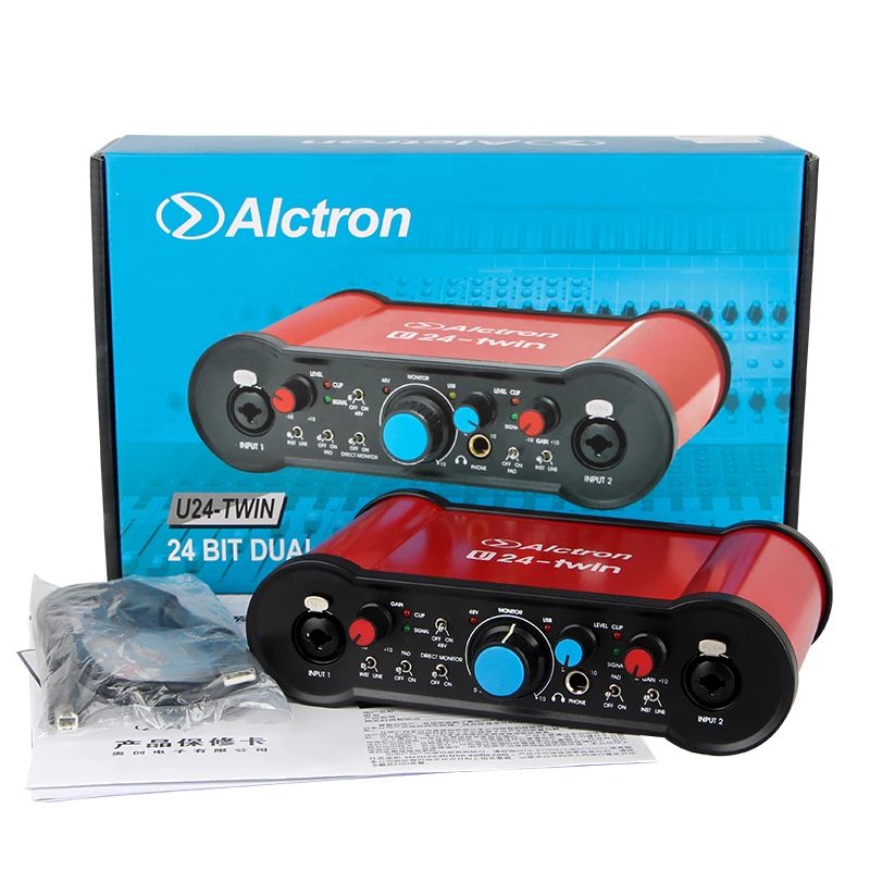 Alctron U24TWIN Dual 2 Channels External Sound