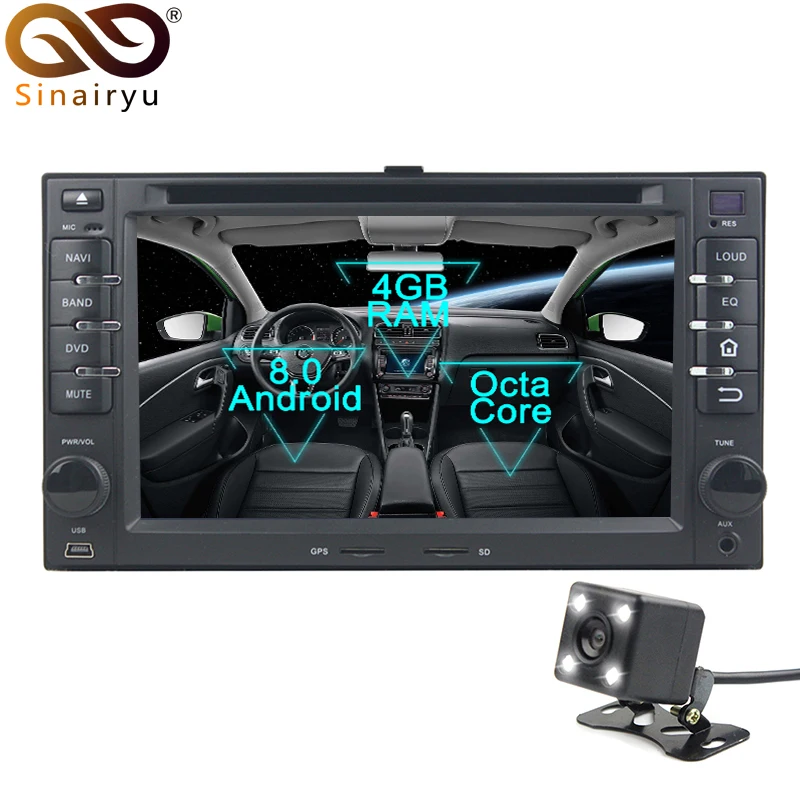 

2 Din Android 8.0 Octa Core Car DVD Player for Kia Cerato Sportage Ceed Soren GPS Navi Multimedia Radio Stereo Head Unit