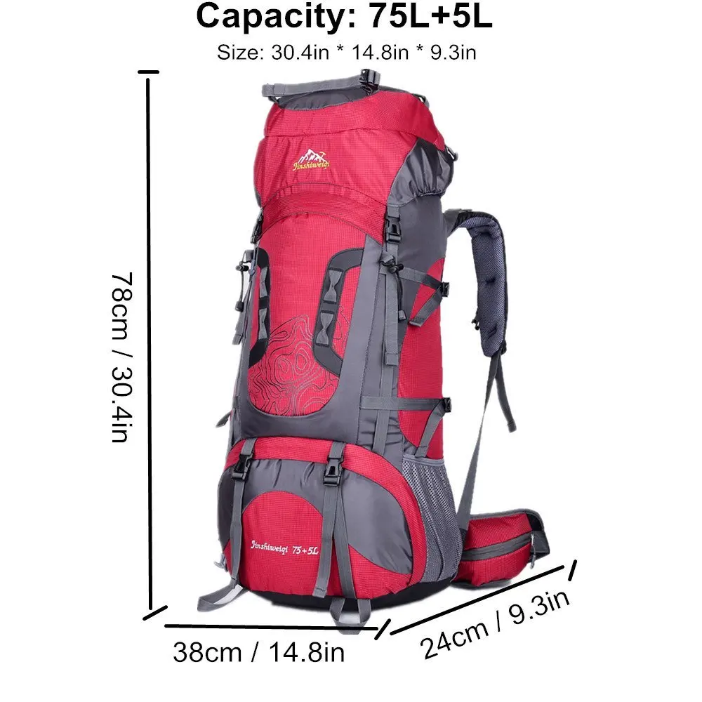75+ 5L мужской женский уличный рюкзак, рюкзаки для альпинизма, походные рюкзаки, унисекс, для путешествий, большая емкость, для кемпинга, альпинизма, спортивная сумка