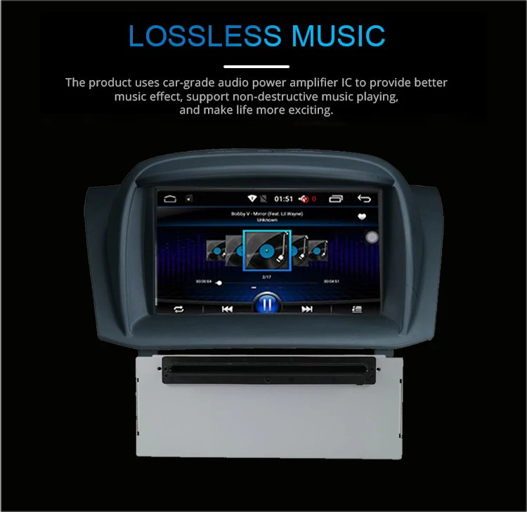 Discount Quad core Android 9.0 Car DVD For Fiesta 2009 2010 2011 2012 2013 2014 2015 2016 Auto Radio GPS Navigation Audio Video DAB+ WiFi 3