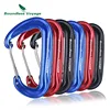 Boundless Voyage 12KN Climbing Carabiners Heavy Duty D-type Clips Aluminum Alloy Hook for Hammocks Camping ► Photo 1/5