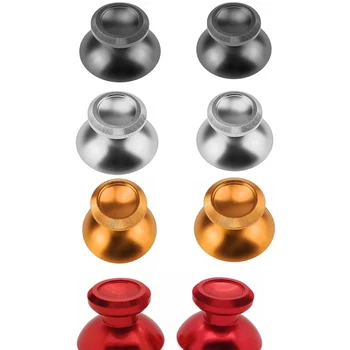 

2pcs Aluminum Alloy Analog Thumbstick Thumb Sticks Joystick Replacement Cap Cover For Microsoft xbox 360 XBOX360 Controller