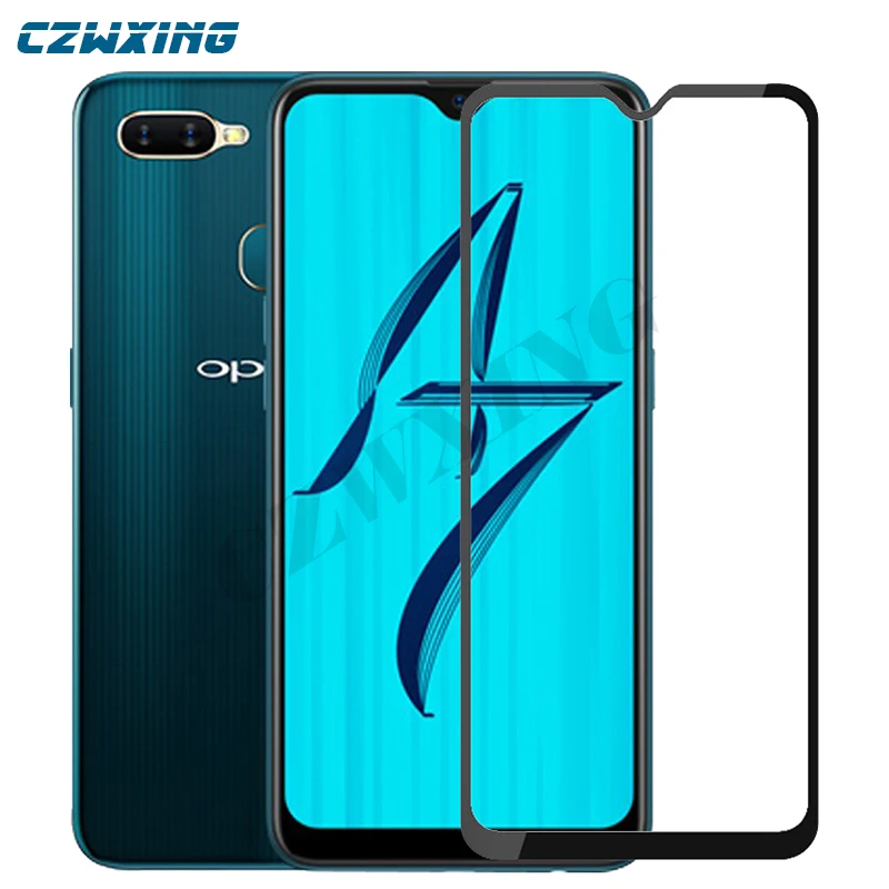 Закаленное стекло OPPO AX7 закаленное Защита экрана для AX 7 CPH1901 CPH 1901 полное покрытие