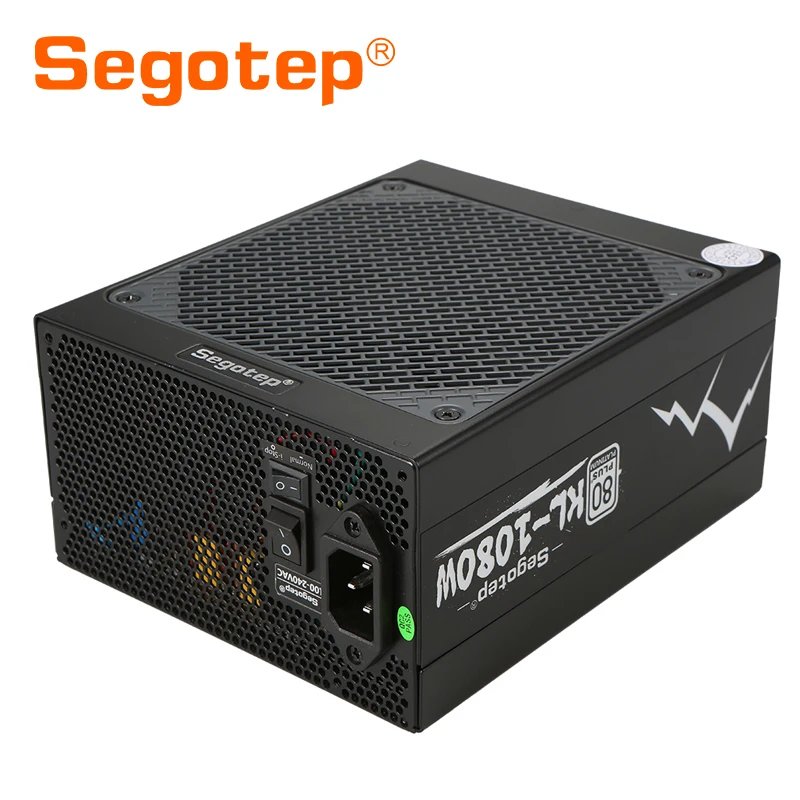 

Segotep Gaming 80 Plus Platinum KL-1080W Power Supply With Low Noise Fan and Auto Fan Speed Control Power Supply for PC Computer