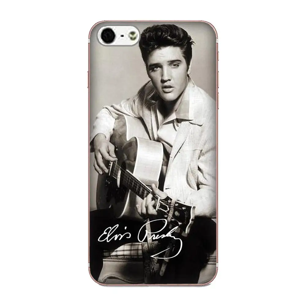 Прозрачный мягкий чехол Elvis Presley для Galaxy Grand Alpha G850 Core2 Prime S2 I9082 A3 A5 A7 On5 On7 2015 2016
