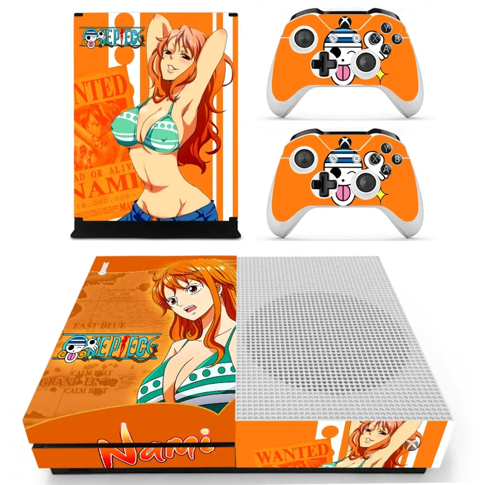 Аниме one piece Луффи кожи наклейка для Xbox One S консоль и контроллеры для Xbox One тонкая кожа стикер s винил