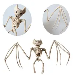 Летучая кость летучая мышь Скелет летучая мышь Модель вечерние Магазин Животное Хэллоуин реквизит жуткий подарок для игры пластиковый