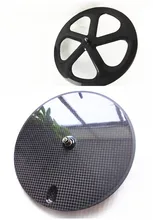 free shipping carbon fornt 5 spokes rear disc wheels700C powerway R13 ceramics 3K 12K UD matte clincher tubular road /Fixed gear