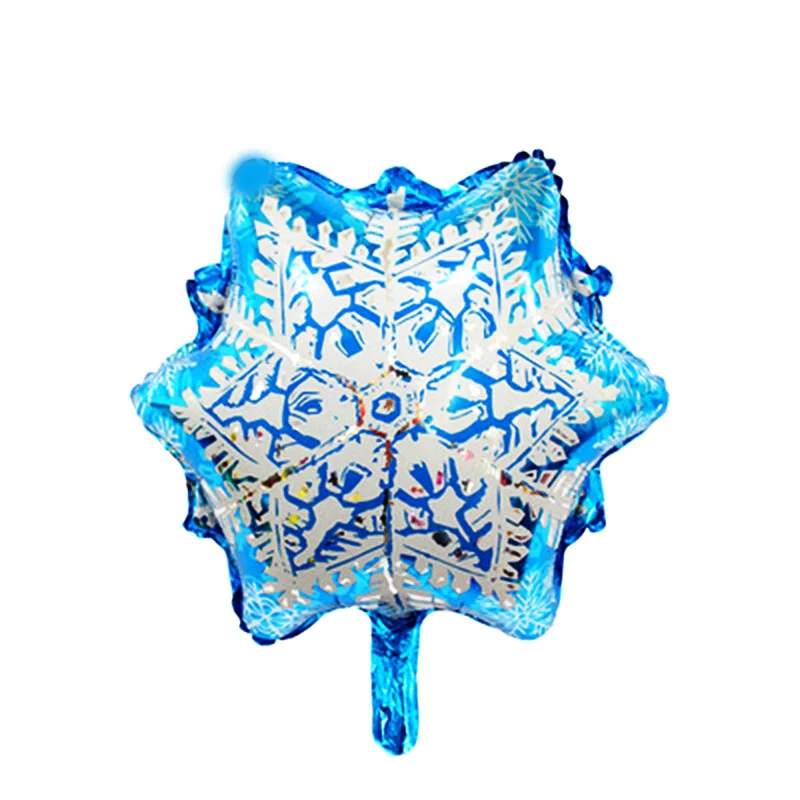 

KAMMIZAD 10pcs /lot snowflake balloons wedding happy birthday party decorations balloon Christmas tree globos