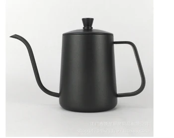 

Coffee Hand Punch Pot 304 Stainless Steel Kitchen tool Household appliance 600ML Teflon Coffee Accessories