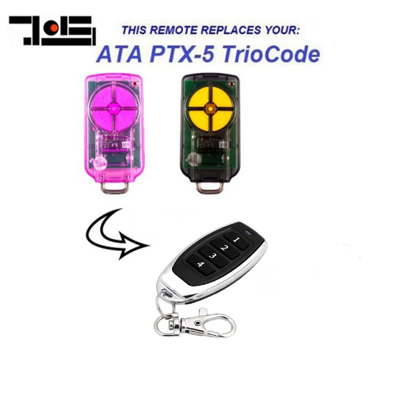 

2pcs ATA PTX-5 PTX5 V1 Triocode replacement remote high quality free shipping