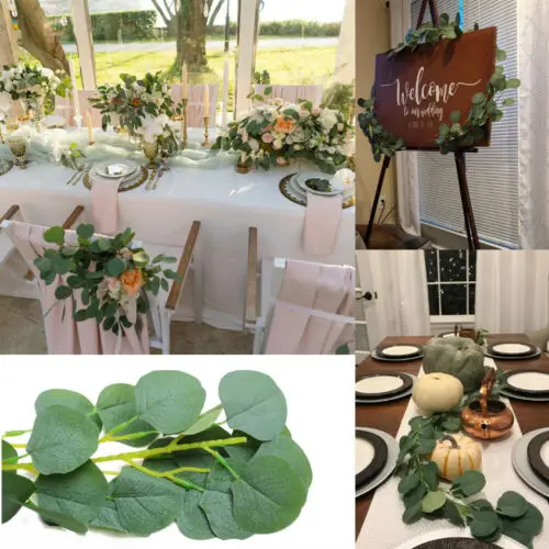 

Artificial Green Greenery Trailing Ivy Hanging Basket Leaf Wedding Festive Party Decoration
