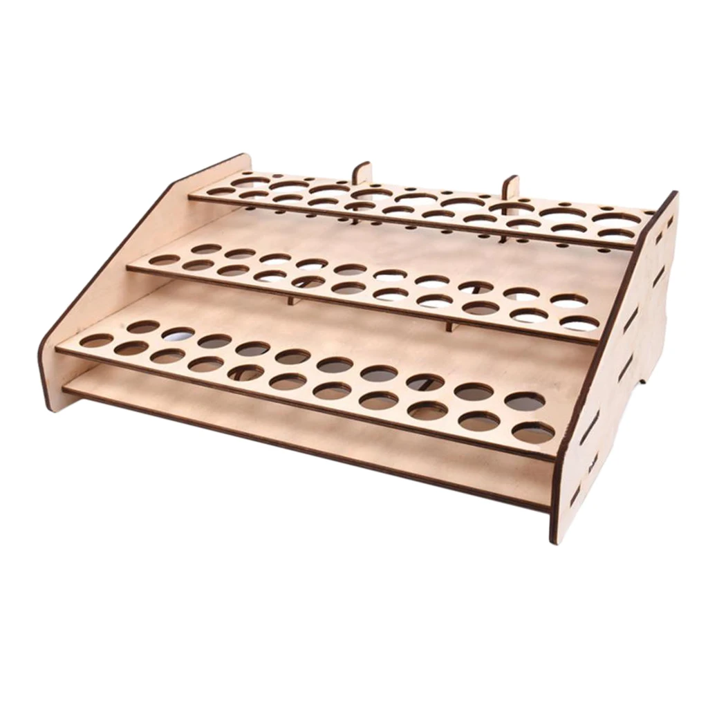  Wooden Paints Rack Modular Stand Model Hobby Parts Tools Storage Rack # 124