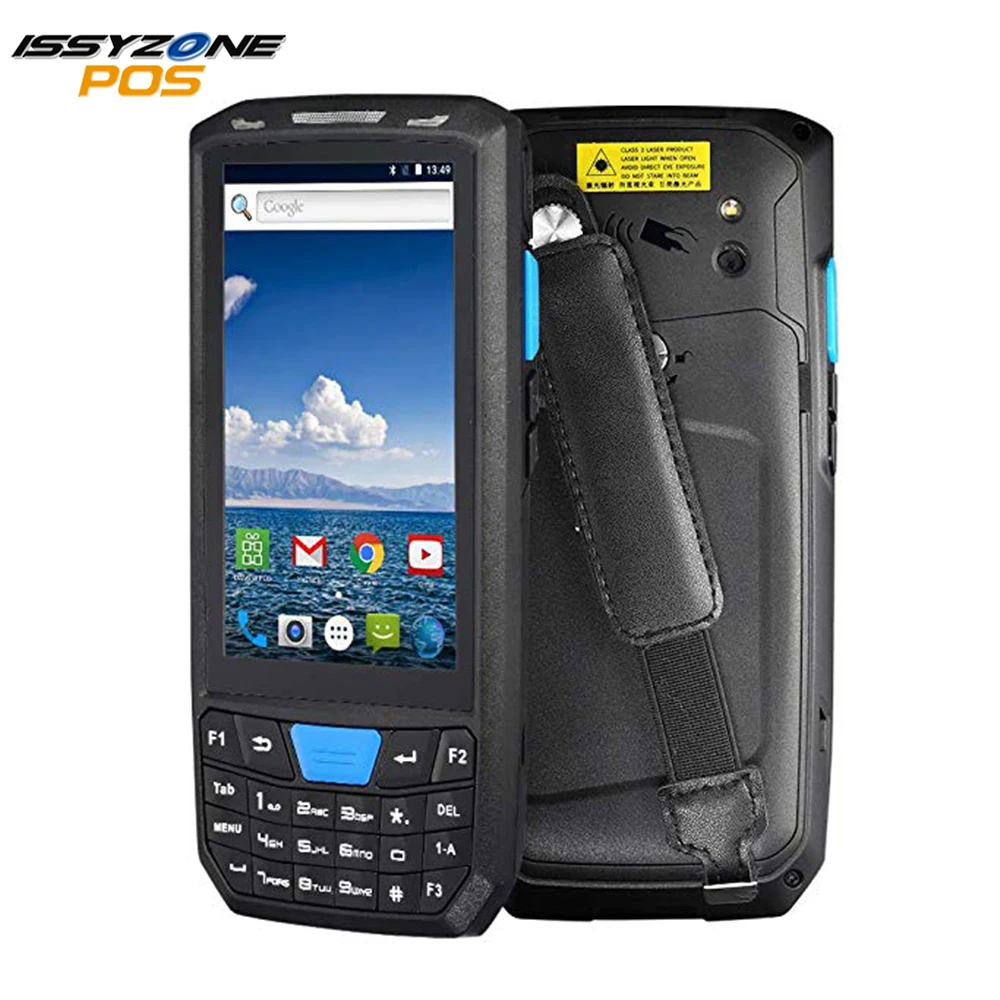 IssyzonePOS Android 7.0 PDA Handheld Scanner 1D 2D POS Terminal Honeywell Wireless Wifi 4G Bluetooth Warehouse Express Inventory 7