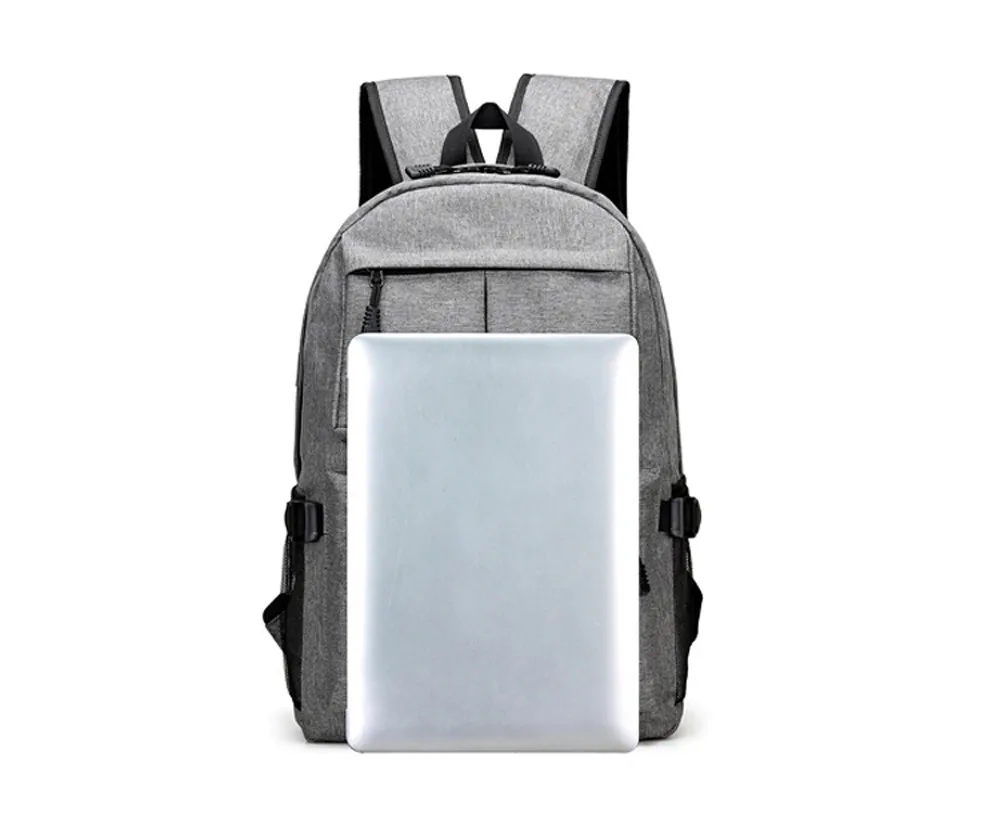 Mochila de moda de los hombres USB de carga externa impermeable estudiante bolsa bolso del ordenador portátil mochila Mochila de moda de los hombres USB de carga externa impermeable estudiante bolsa bolso del ordenador portátil mochila
