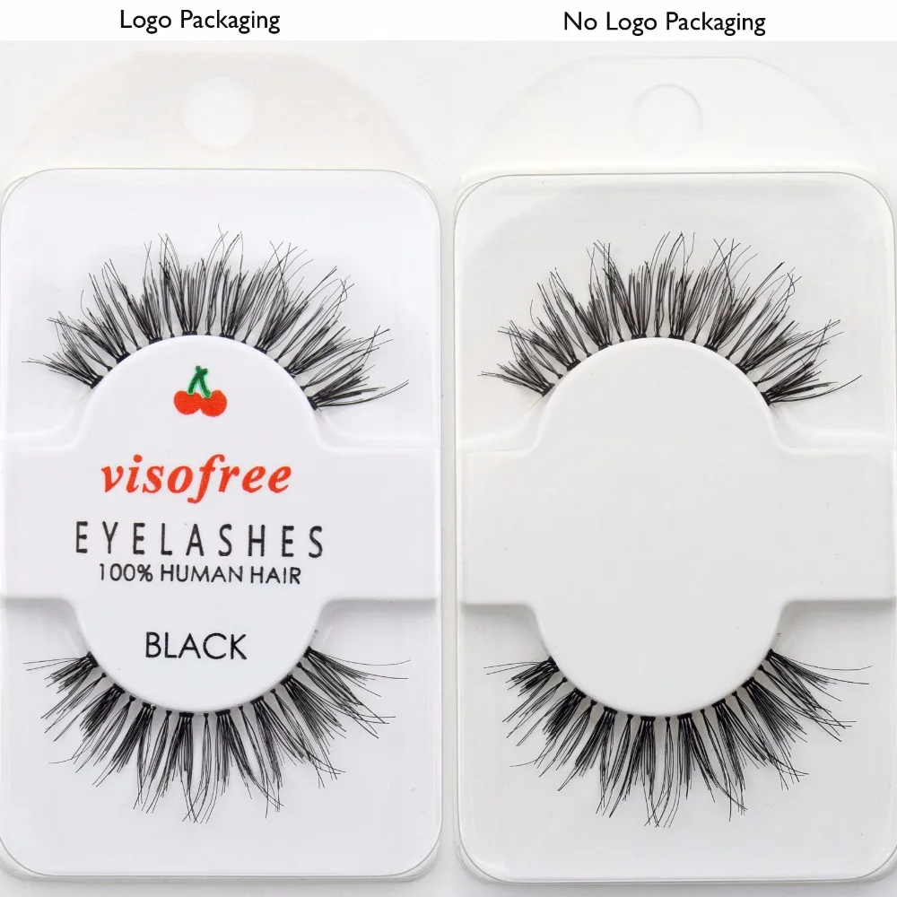 Ресницы Visofree натуральные 100% ручной работы 12 пар|human hair lashes|eyelashes naturalnatural eyelashes |