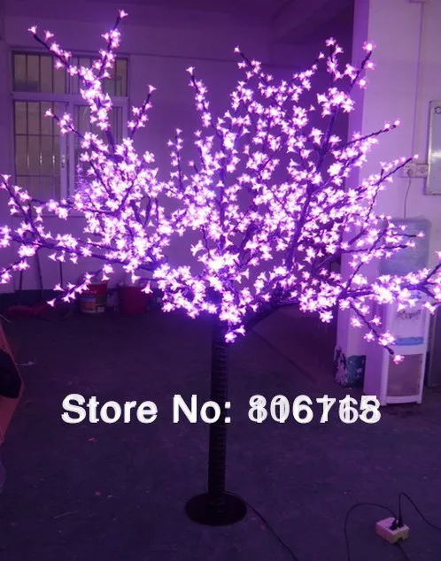 

LED cherry tree light, 1248LEDs ,pink LED with cherry flowers led christmas tree light free shipping