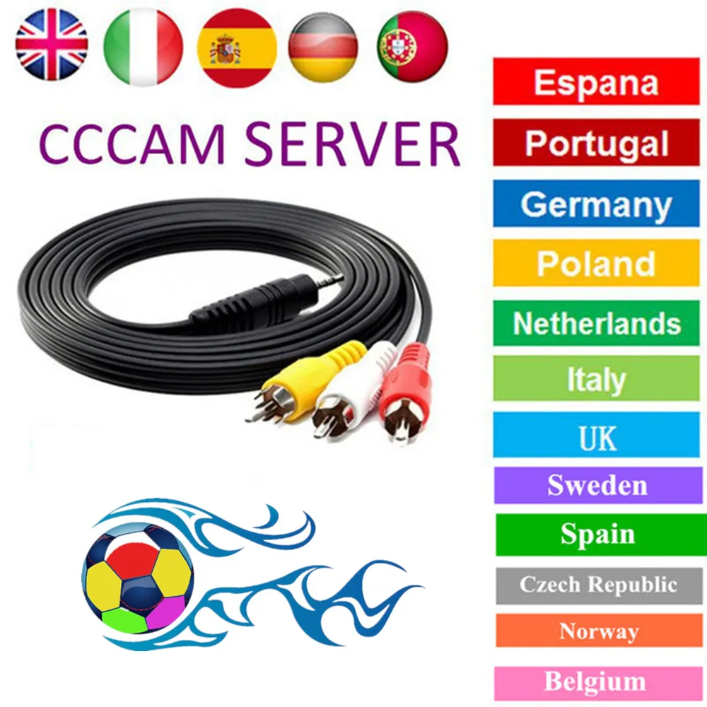 Spain Receptor Cccams lines for 1 year spain used for freesat v7 DVB S2