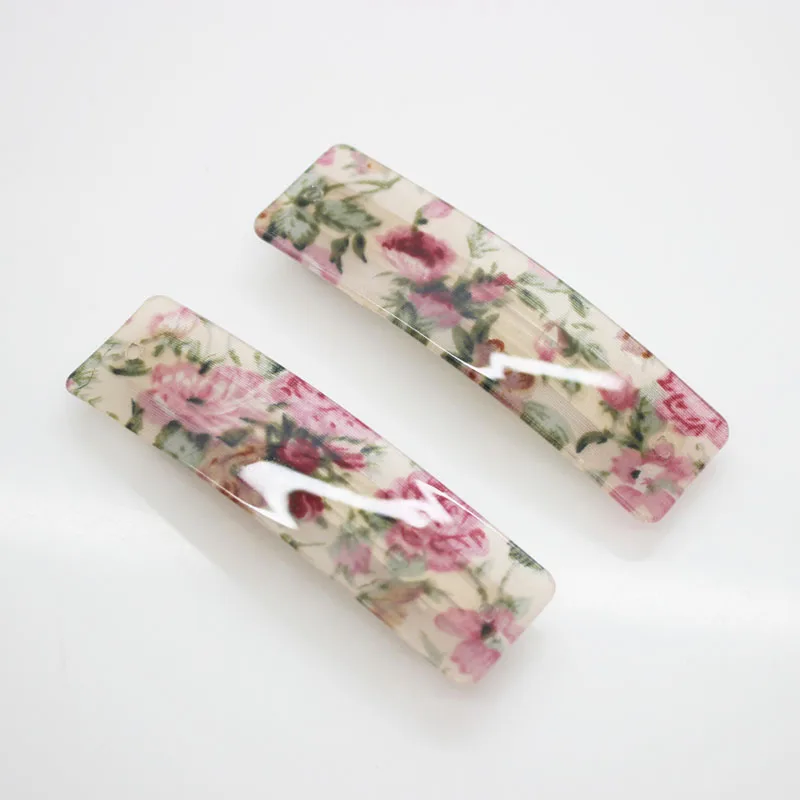 Women's fashion hair barrette fancy acrylic french hair clips hair