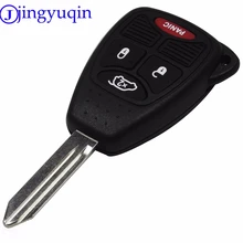 jingyuqin 4 Button Remote Key Shell For Jeep Chrysler Liberty Pacifica Sebring Aspen 300 Town PT Cruiser D-odge Magnum Charger
