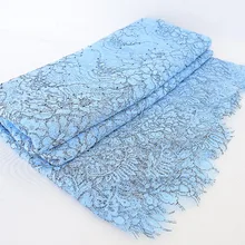 LASUI Топ 1,5 м* 3 м = 1 шт Синий ресниц кружевной ткани мягкий для женщин платье Ткань DIY аксессуары q013