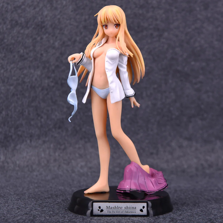 19cm Sakurasou Shiina Mashiro Griffon Sexy Girl font b Doll b font PVC Figure Figurine Resin
