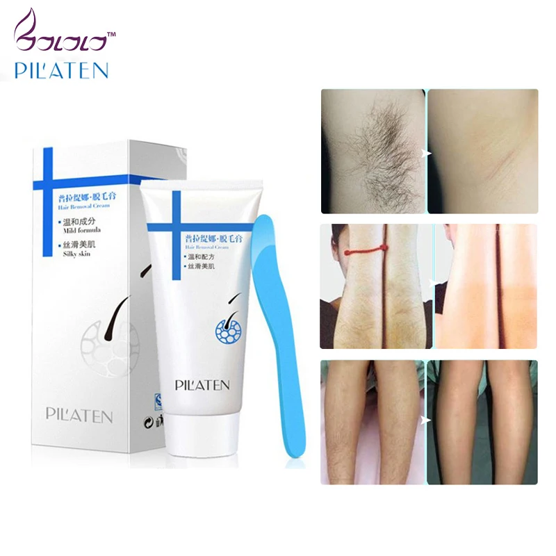 PILATEN Hair Removal Cream Skin Care Painless Depilatory Bikini Legs
