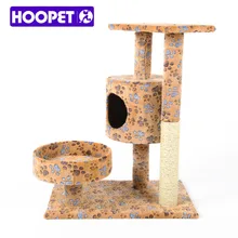 Hoopet el nuevo anuncio pequeño multicapa mascota gato escalada marco ultra sentido hueco de seguridad Pequeña no es un área del árbol del gato