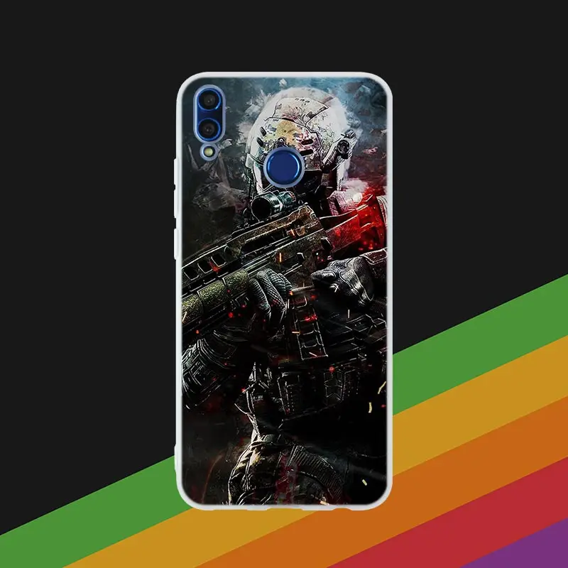 Silicone Cover Phone Case Counter Strike cs go Game For Huawei Honor 10i 20 Pro 9X Lite 8a 8x max 8c 7x 7a pro 6x V20 Paly Soft - Color: Phone Case 7