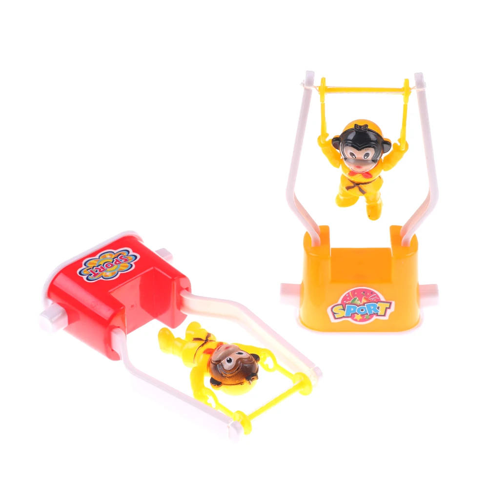 Artistic Gymnastics Wind Up Animal Shaped Classic Toys Monkey Plastic