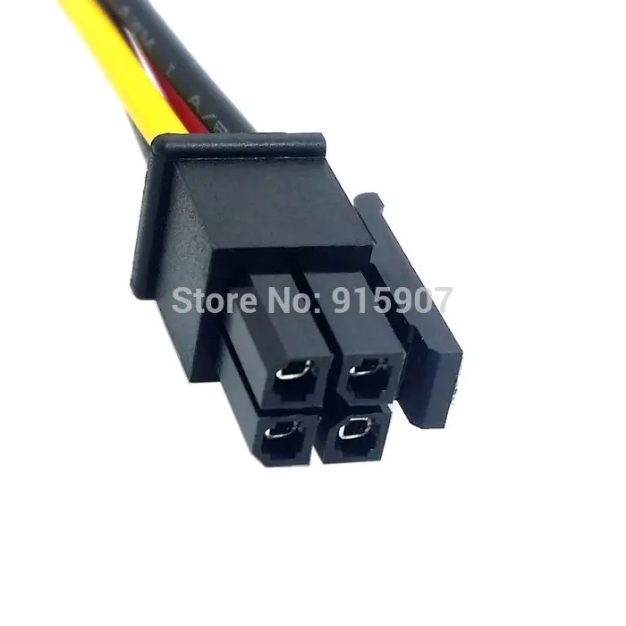 CY кабель CY 60 см ATX Molex Micro Fit разъем 4Pin штекер-Штекер кабель питания