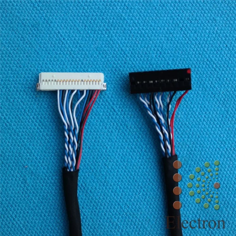 

DF19-20-D6 20Pin single 1ch 6 bits LVDS Cable for 10inch~14inch LCD Controller Panel 260mm 5pcs/lot