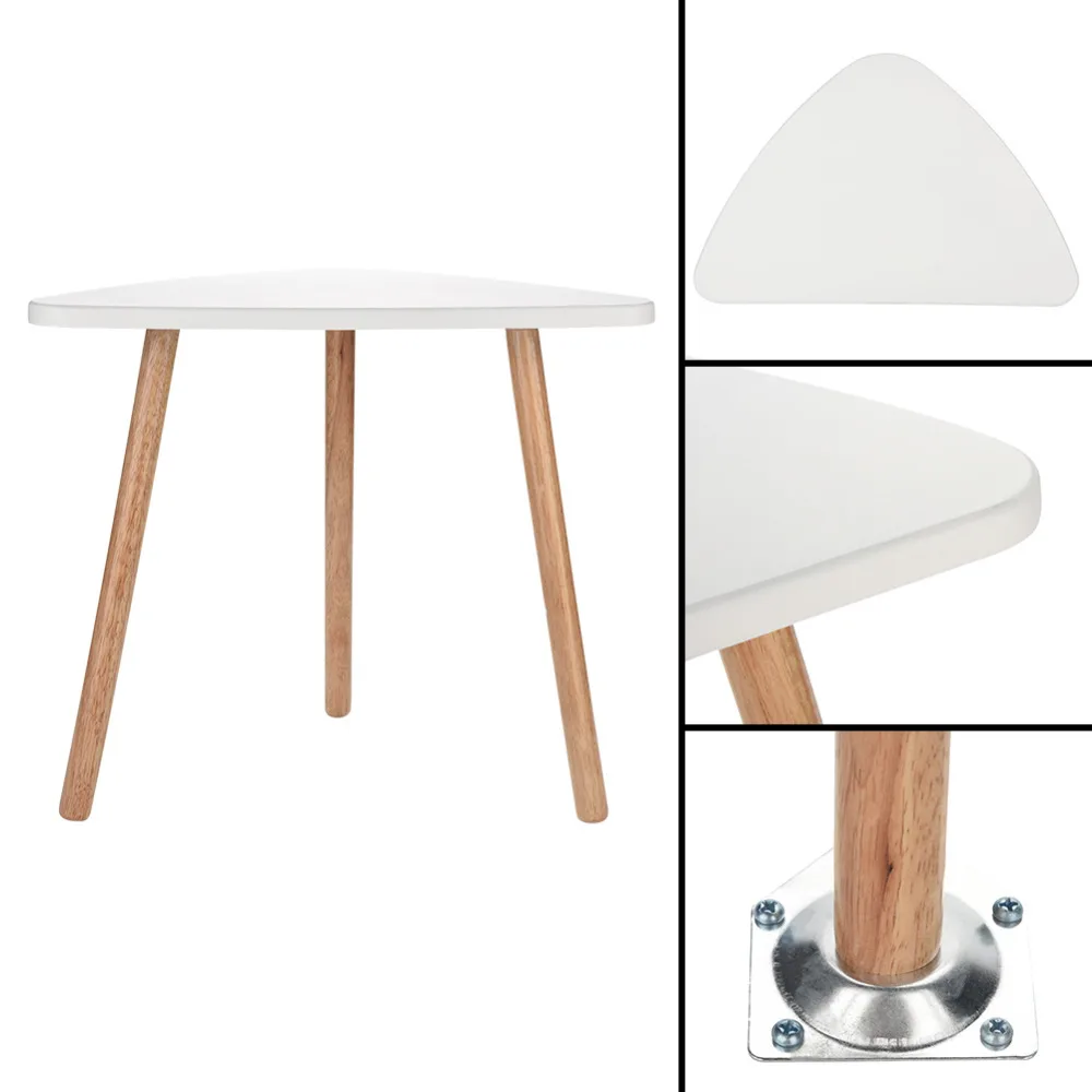 2 шт., современный деревянный журнальный столик, набор столов, элегантный современный дизайн, для спальни, гостиной, Декор